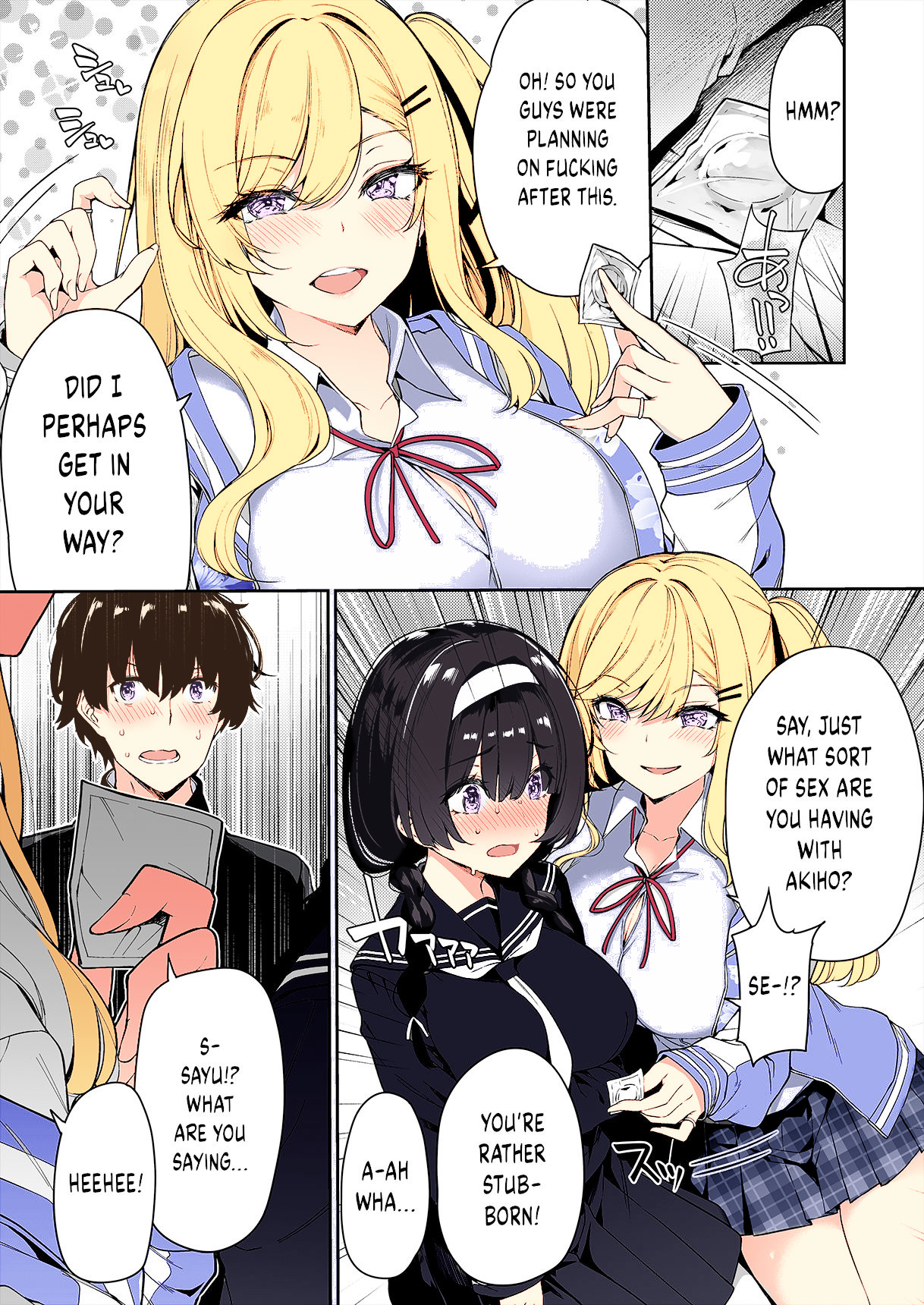 Hentai Manga Comic-A Story of the Asocial Couple And Gal Girls Sex Training-Read-5